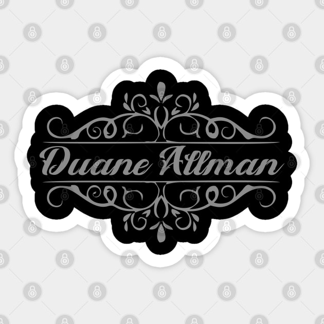 Nice Duane Allman Sticker by mugimugimetsel
